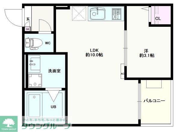 Jack shimofujisawa Iの物件間取画像